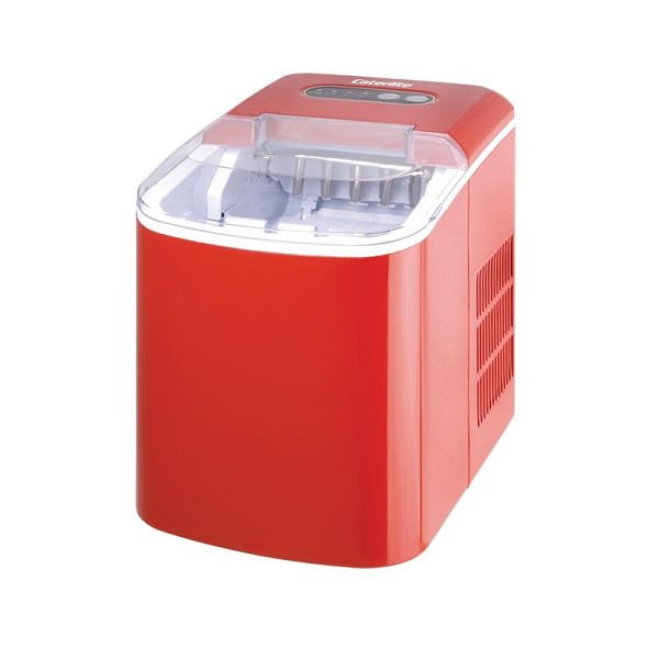 Caterlite ijsmachine op aanrecht in rood met handmatige vulling, DA257