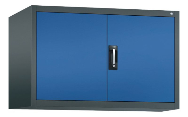 C+P bovenkast Acurado, H790xB1200xD600mm, kleur: antracietgrijs / gentiaanblauw, verzonken handgreep, 9495-009 S10008