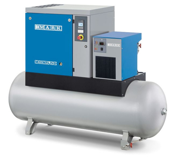 ELMAG schroefcompressor MSM MAXI, 5,5 D - 270/10 bar - AD 2000 met droger en regeling ES 4000 Basic, 11227