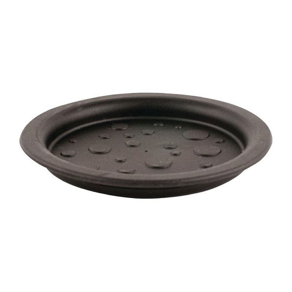 Roltex Aqua deksel voor kan en glazen zwart, DA886