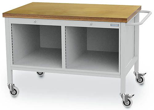 Bedrunka + Hirth Mobiele Werkbank, R 18-24, afmetingen in mm (BxDxH): 1250 x 750 x 859, 04.12.859-2M
