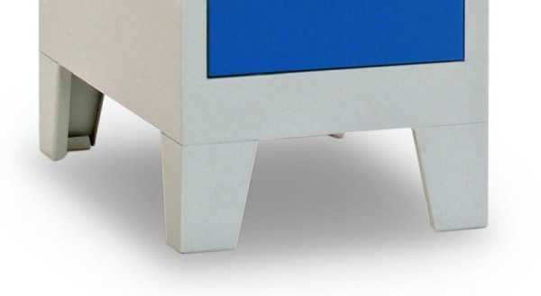 SOFAME set van 4 poten H150 voor SOFAME kleedkamers met 2 tot 4 compartimenten, W030160002GC