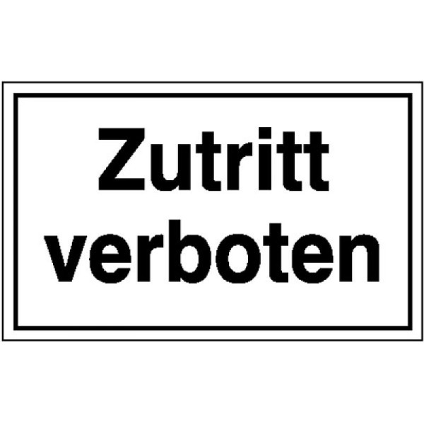 Stein HGS HGS informatiebord voor bedrijfsidentificatie, toegang verboden, 11.5100