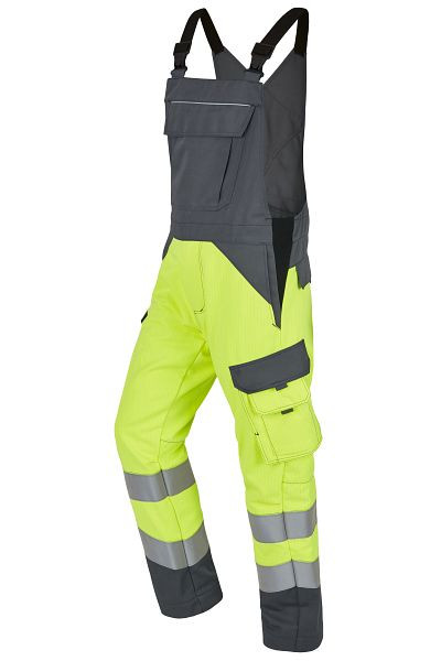 ROFA tuinbroek deels 2-laags 2386, maat 64, kleur 381 - lichtgevend geelgrijs, 4552386-381-64