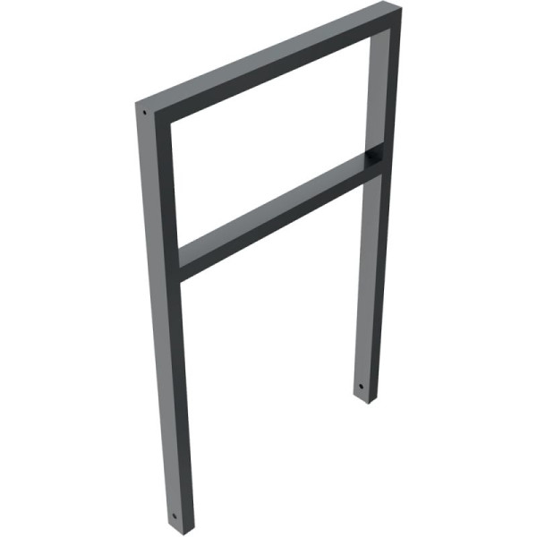 Stone HGS leunbalk/barrière -Spiekeroog- met dwarsbalk, 750mm /gecoat DB 703, 457.075b