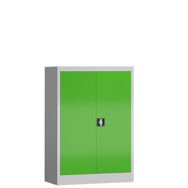 Lüllmann ClassiX draaideurkast, 1200 x 920 x 420 mm, lichtgrijs/geelgroen, X-530325
