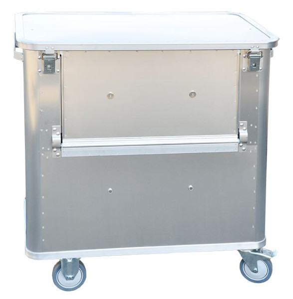 Gmöhling transportwagen met deksel, PVC buffer en opklapbare zijwand G®-TRANS D 1508 / 360 SCU, 360 l, 220150823