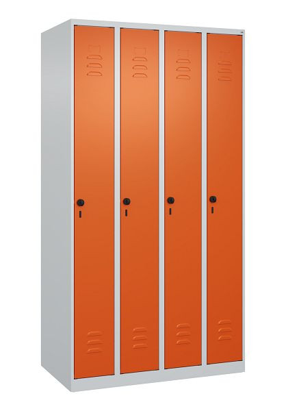 C+P luierkluis Classic PLUS, 4 vakken, 1850x1000x500mm, 7035/2004, veiligheidsdraaigrendel, 080000-49 S10000
