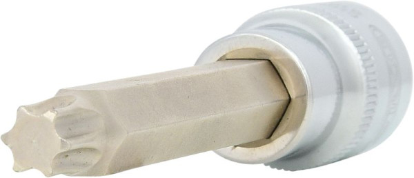 KS Tools 1/2" CHROMEplus bitdop Torx, lang, T50, 918.1648