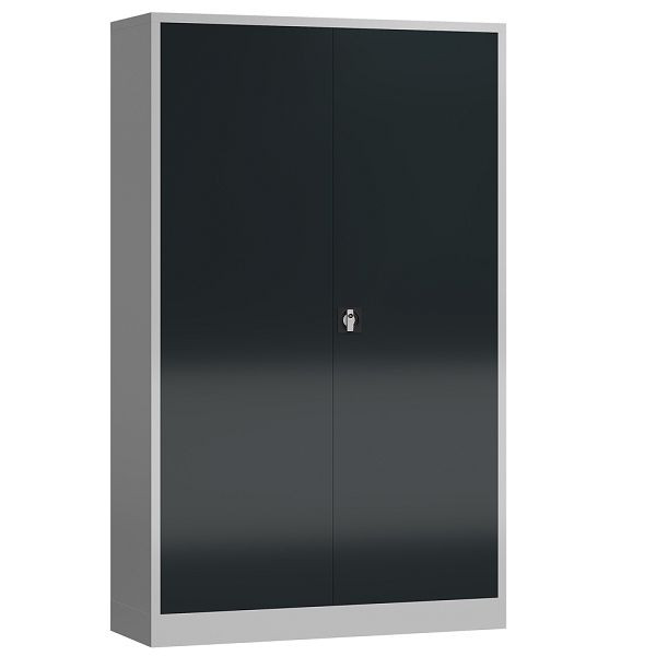 Lüllmann ClassiX draaideurkast, 1945 x 1200 x 600 mm, lichtgrijs/antraciet, X-530388
