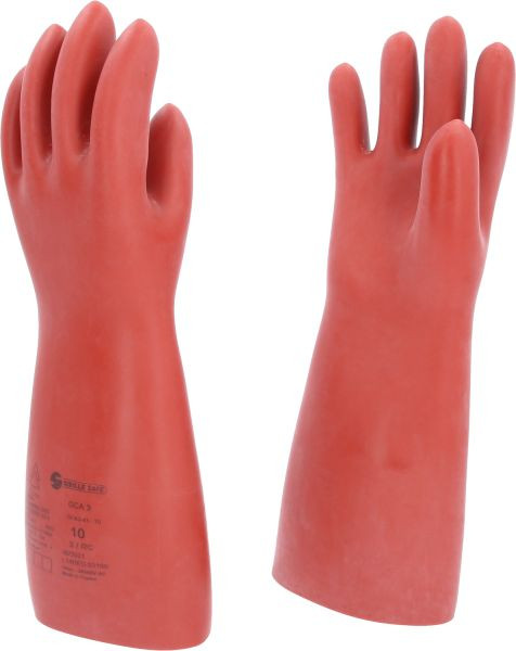 KS Tools Elektriciensbeschermhandschoen met mechanische en thermische bescherming, maat 10, klasse 3, rood, lengte: 410 mm, 117.0013