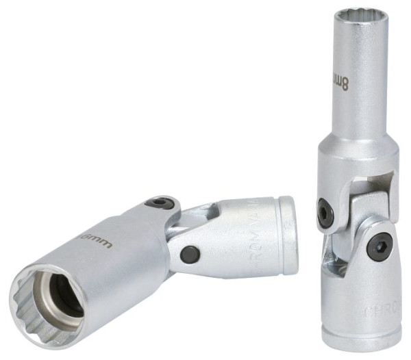 KS Tools 3/8" 12-kant dopsleutel met scharnier, 10 mm, 917.4851