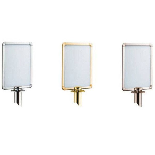 Stein HGS HGS aluminium frame -Traditioneel-, A4 liggend formaat / geborsteld chroom, 11714