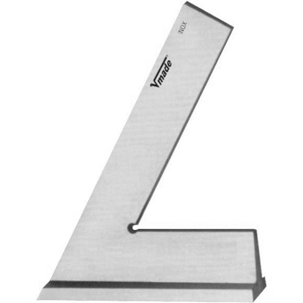 Vogel Germany puntige hoek DIN 875, roestvrij, GG 2, 45°, 100 mm x 70 mm, met aanslag, 314021