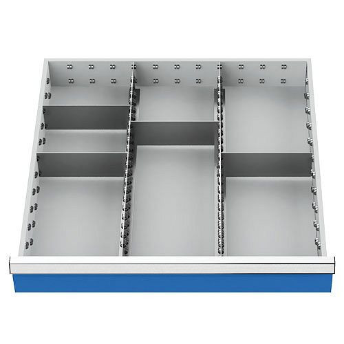 Bedrunka + Hirth lade-inzet, serie 700, middenvakrails, met verdelers, 146BLH200A