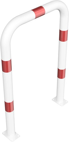 Schak-stootbescherming Ø 76 x 2,6 mm zonder dwarsbalk voor plugbevestiging, totale breedte: 750 mm, totale hoogte: 1150 mm, 477_08PB