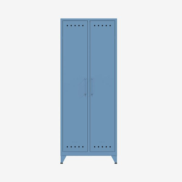 Bisley Fern Maxi-kledingkast, met kledingroede en vaste plank, blauw (605), FERMAX605