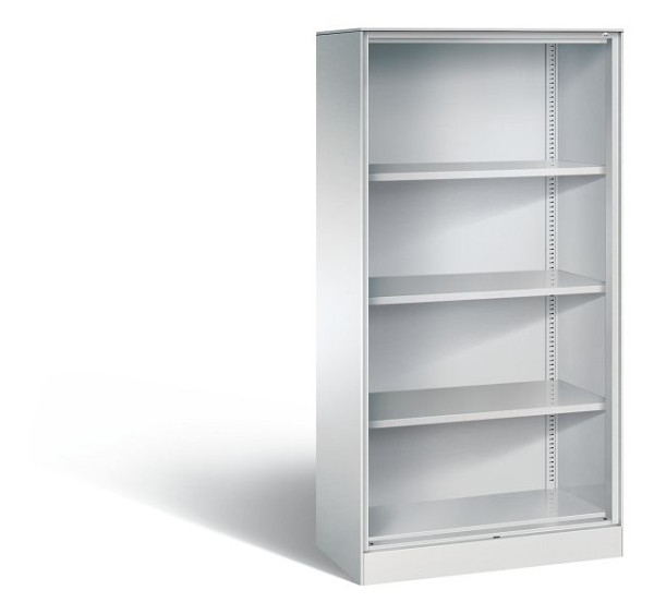 C+P bureauplank Asisto, H1635xB800xD435mm, kleur: lichtgrijs, 4 niveaus, 140013-000 S10030