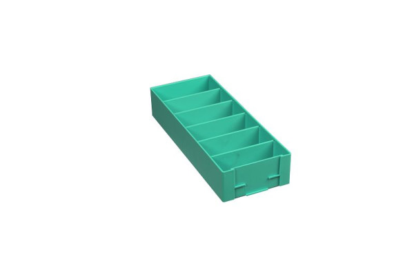 Plastipol-Scheu K / 3 REGALBOX POL.IA GROEN, 280 mm x 110 mm x 55 mm, 23K30K0017