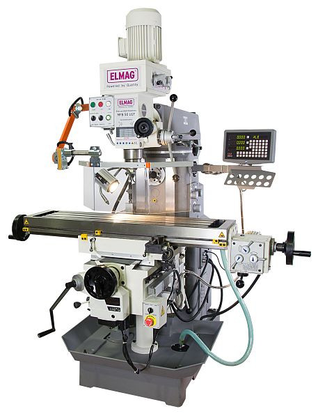 ELMAG tandwielfrees- en boormachine, model MFB 50 LGT, inclusief 3-assige positieweergave 'SINO', 82152