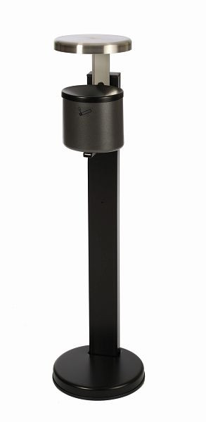 TKG staande asbak RONDO SENIOR met regenhoes grafiet, 350098