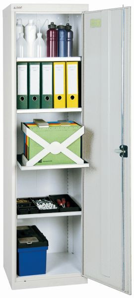 stumpff gereedschaps- en materiaalkast serie 2000, 7035/7035, 4 legborden, 2005007