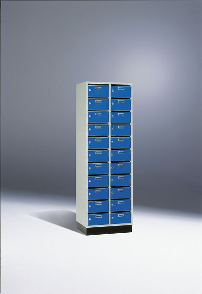 C+P verdeelkast intro, H1950xW620xD490mm, kleur: lichtgrijs / gentiaanblauw, 8170-211 S10000