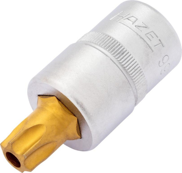 Hazet schroevendraaierdop TORX®, vierkant hol 12,5 mm (1/2 inch), sabotagebestendig TORX® profiel, T55H, 992-T55H