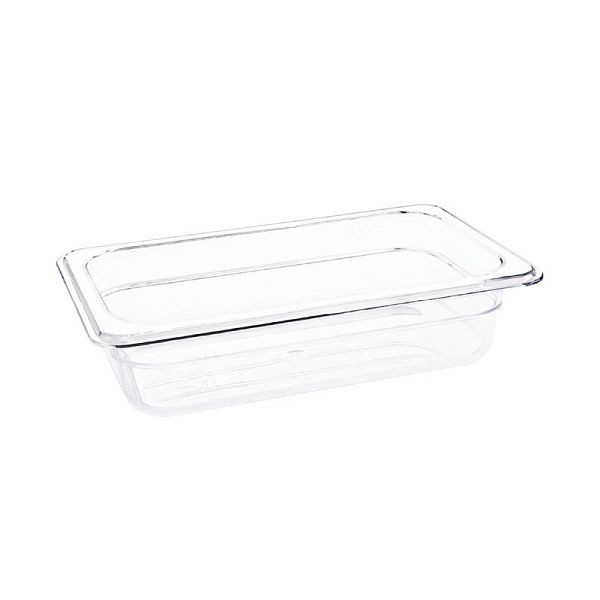 Vogue polycarbonaat GN bak GN1/4 65mm, U236