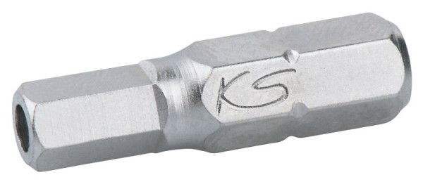 KS Tools 1/4" bit-binnenzeskant, boring, 25 mm, 9/64'', 911.2967
