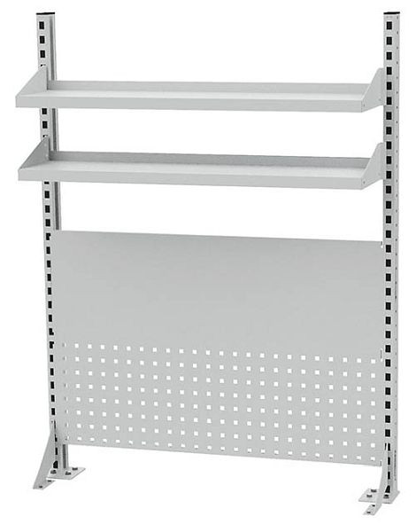 Bedrunka + Hirth meerwandige opbouwbreedte 1500, 1x energiekanaal, 1x geperforeerde wand, 1x magneetwand, 1x legbordafmetingen in mm (BxDxH): 1000 x 220 x 950, 03.900.12.01