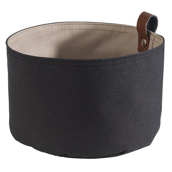 APS broodzak, Ø 17 cm, hoogte: 11,5 cm, Tetron, beige, donkergrijs, machinewasbaar tot 30 graden, 30345