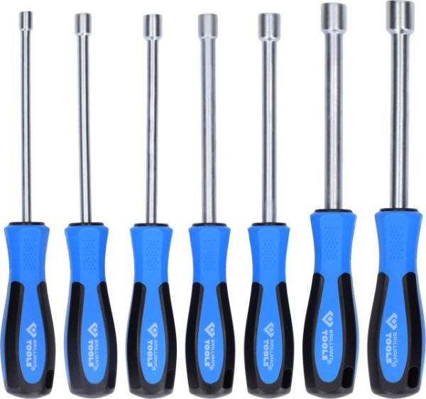 Brilliant Tools 7-delige dopschroevendraaierset 5-12 mm BT031070
