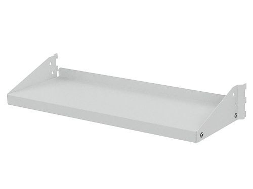 Bedrunka+Hirth stalen plank 700 mm om tussen steunkolommen te hangen, afmetingen in mm (BxDxH): 700 x 220 x 20, 03.907.220SR