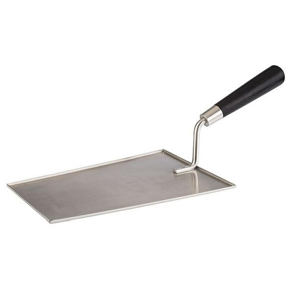 APS opscheplepel -BOB-, serveeroppervlak: 23,5 x 15,5 cm, roestvrij staal, met houten handvat (beuken), zwart, handvat: 13,5 cm, 40680