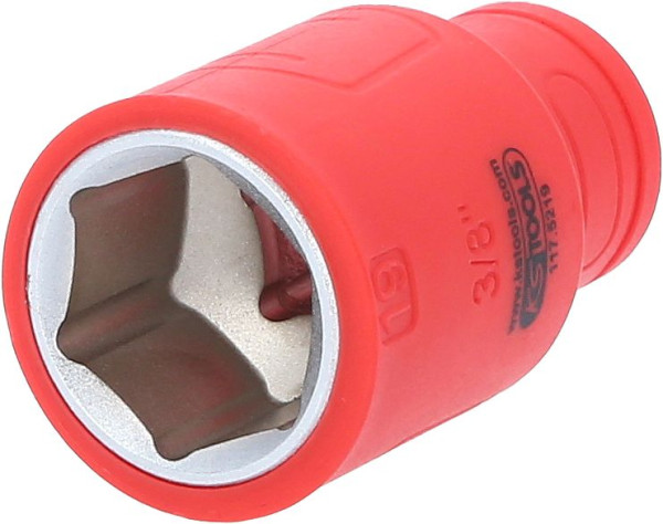 KS Tools geïsoleerde dopsleutel 3/8", 19 mm, 117.5219