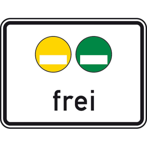 Stein HGS HGS Vrijstelling van het verkeersverbod volgens sectie 40, paragraaf 1 van de federale wet op immissiecontrole. Geel en groen badgevrij, nr. 1031-51, 562x750mm /RA1/Alform, 1031-51-212