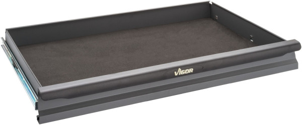 VIGOR lade, vlak, 569 x 398 x 75 mm, voor serie L, V1901, V1902, werkbank V4813, V1905