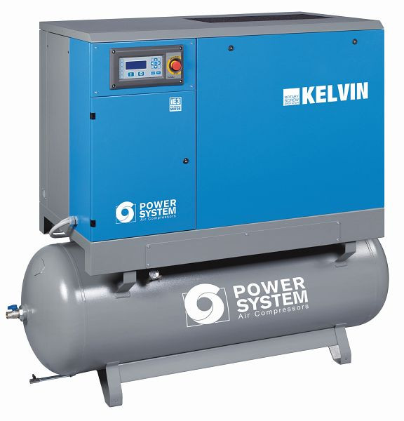 AEROTEC schroefcompressor industrie met droger, aandrijfsysteem KELVIN 15 - 10 bar 270 L tank, 20140924