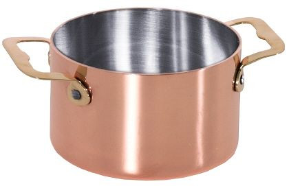 Contacto Cocotte 9 cm gemaakt van koper/roestvrij staal, 8768/090