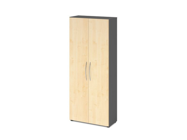 Hammerbacher kast 5OH 34, 6cm diep BM grafiet/esdoorn, V4100/G/3/BM