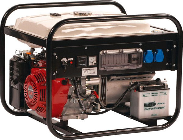 ELMAG stroomgenerator SEBS 6000WE/25, met HONDA motor GX390 (semi-geluiddicht), 53134