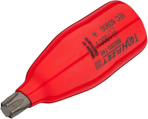 Hazet schroevendraaierdop, hol vierkant 10 mm, binnen TORX® profiel, T40, korte versie, 8802KV-T40