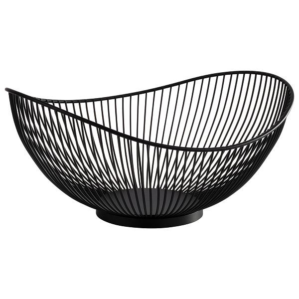 APS mand -SVART-, 29,5 x 25,5 x 13,5 cm, metaal, zwart, 30424