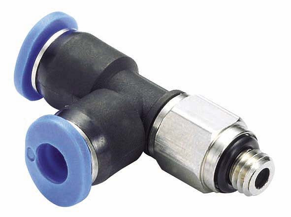 timmer B-LEDM-4-M6-KU, L-schroef aansluiting mini serie, drukloos verstelbaar, slang Ø: 4 mm, schroefdraad: M6, VE: 10 stuks, 03180655