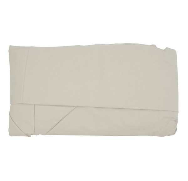 Mendler parasolhoes T44, 8 stutten 3x3m polyester, vervangende hoes voor dubbele vrijdragende parasol T44, terracotta met klep, 81695