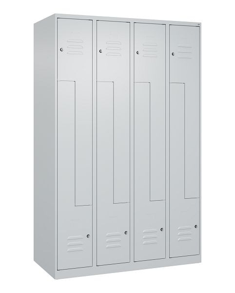 C+P Z-Spind Classic PLUS, 8 Abteile, 1850x1200x500mm, 7035/7035, Zylinderschlösser, 080003-408 S10019