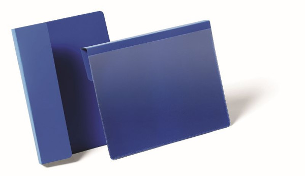 DURABLE identificatiezakje met vouw A5 liggend, blauw, verpakking van 50, 172207