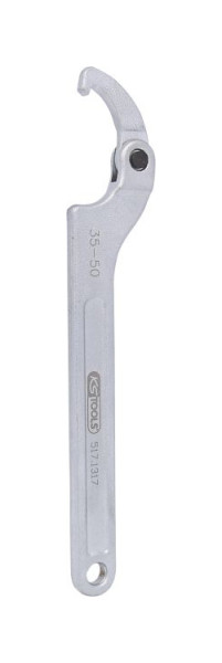 KS Tools scharnierhaaksleutel met neus, 35-50 mm, 517.1317