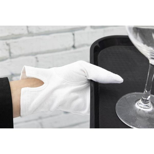 Whites Chefs Clothing Serveerhandschoenen heren Wit L, A546-L